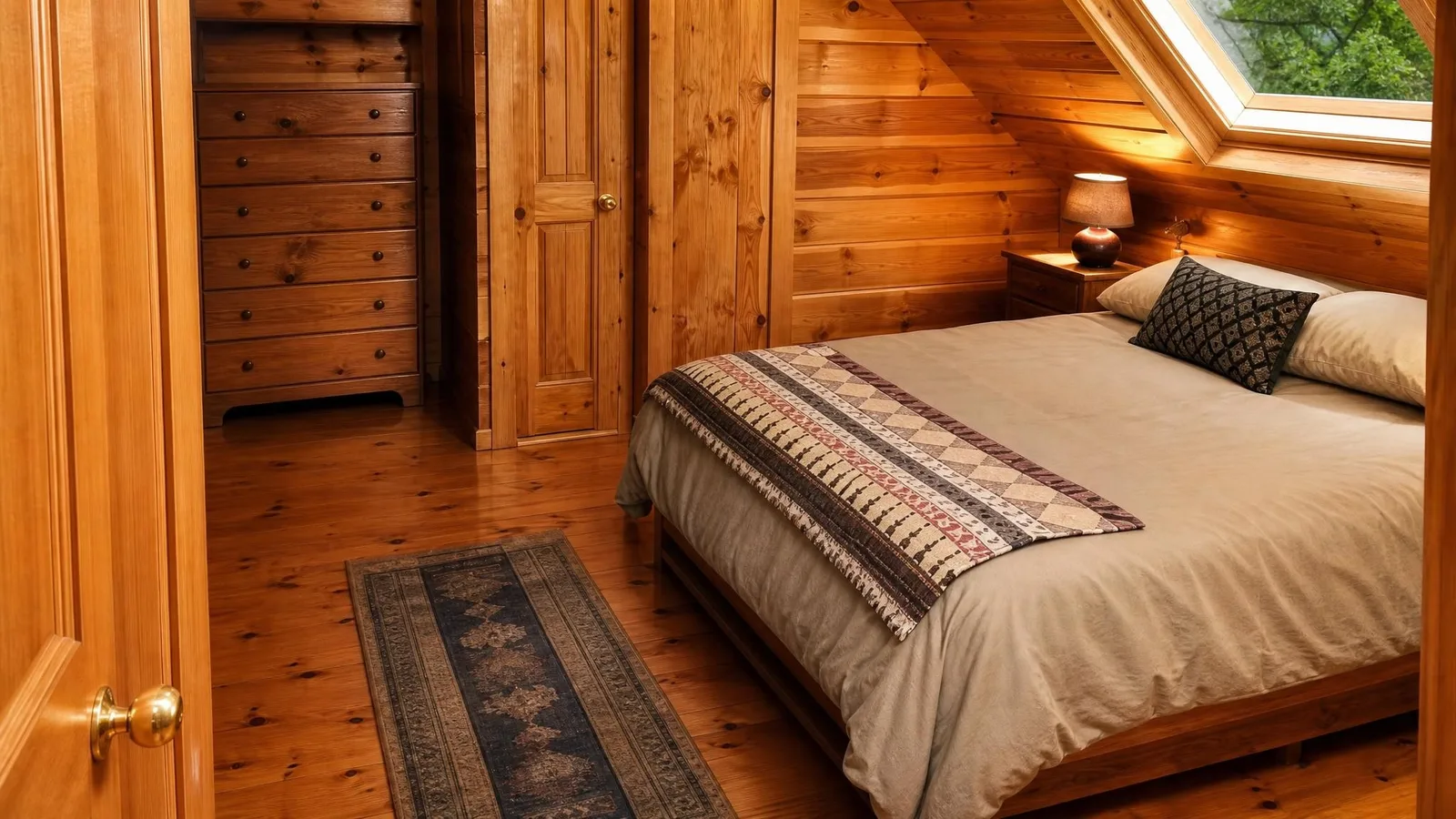 Phoxel result for a log-cabin living room, 4 of 4, generated from the source photos