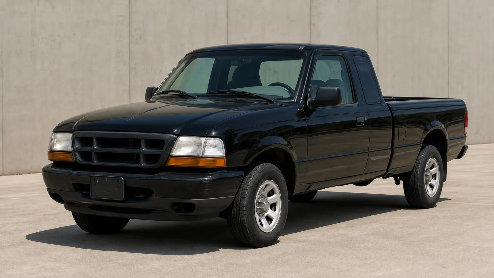 Phoxel result for a black pickup truck, 3 of 4, generated from the source photos