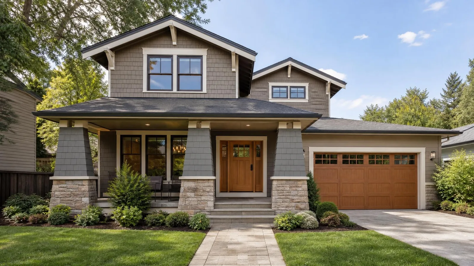 Phoxel property exterior photo generated from a text prompt alone, example 3