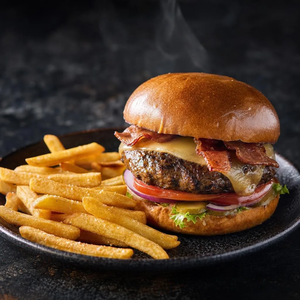 Phoxel food photo generated from a text prompt alone, example 1