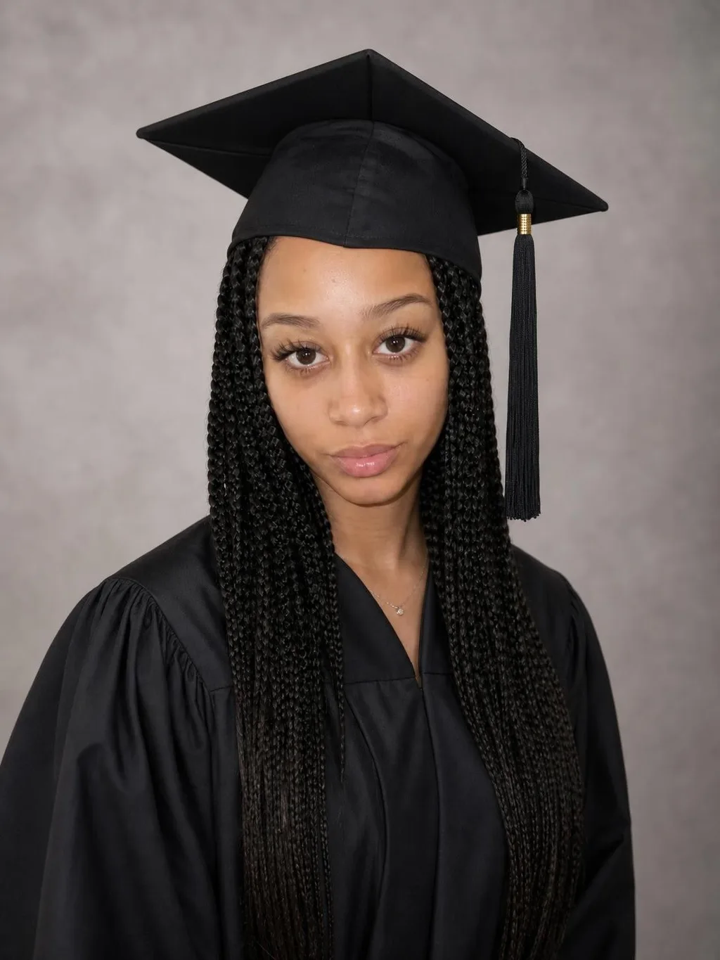 Phoxel result for a young woman with long braids, 1 of 1, generated from the source photos