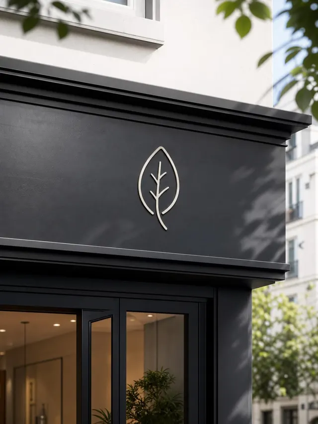 Storefront signage mockup - Storefront