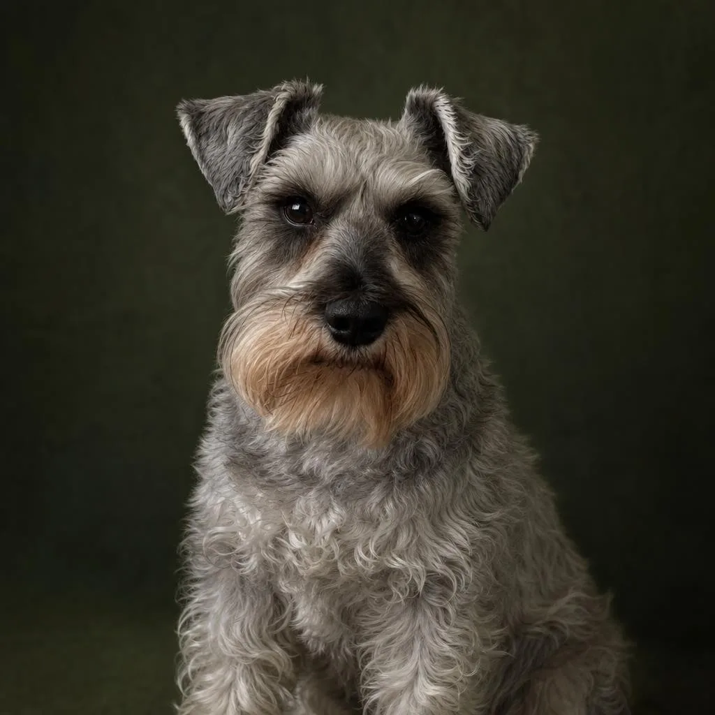 Phoxel result for a grey schnauzer, 2 of 4, generated from the source photos