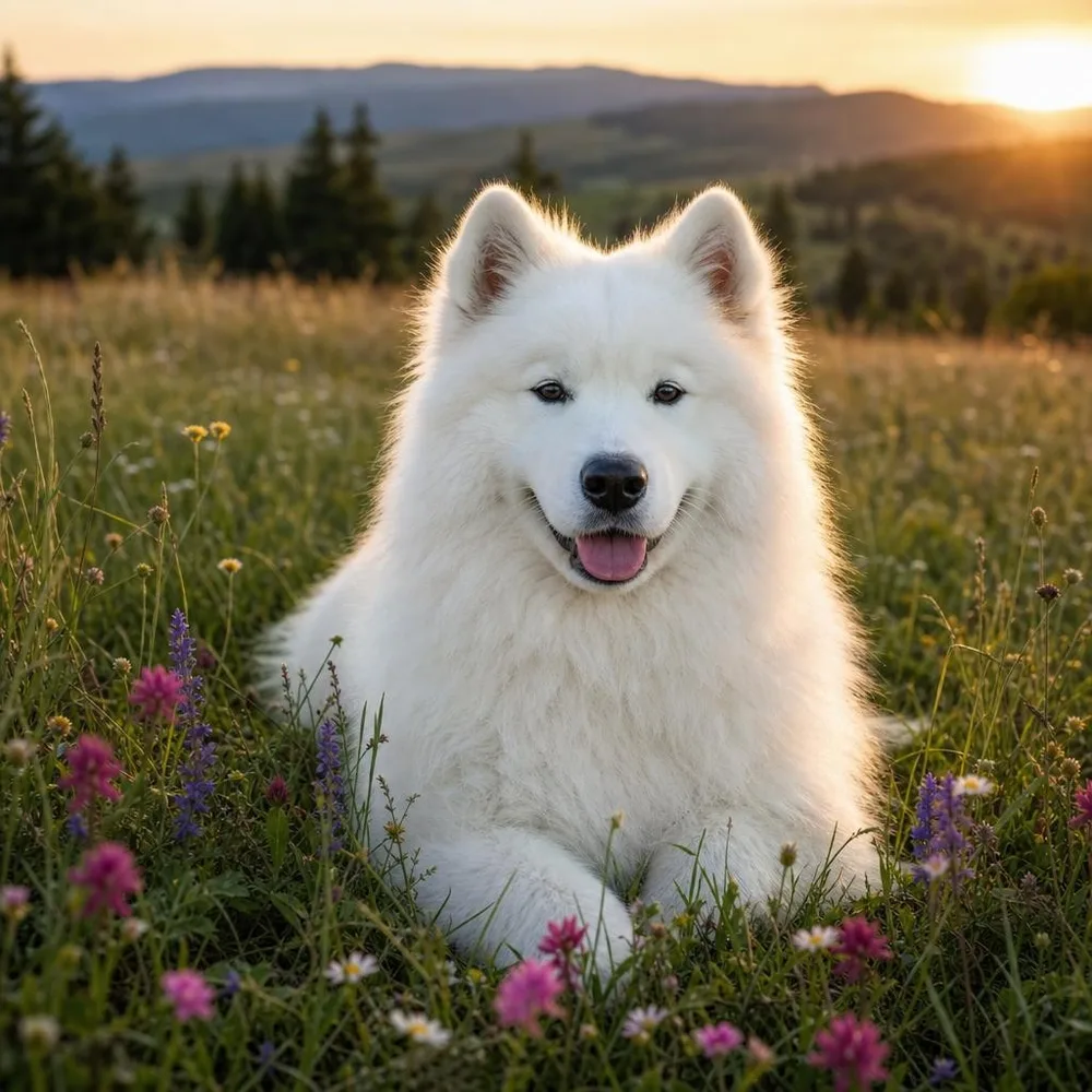 Summer meadow portrait