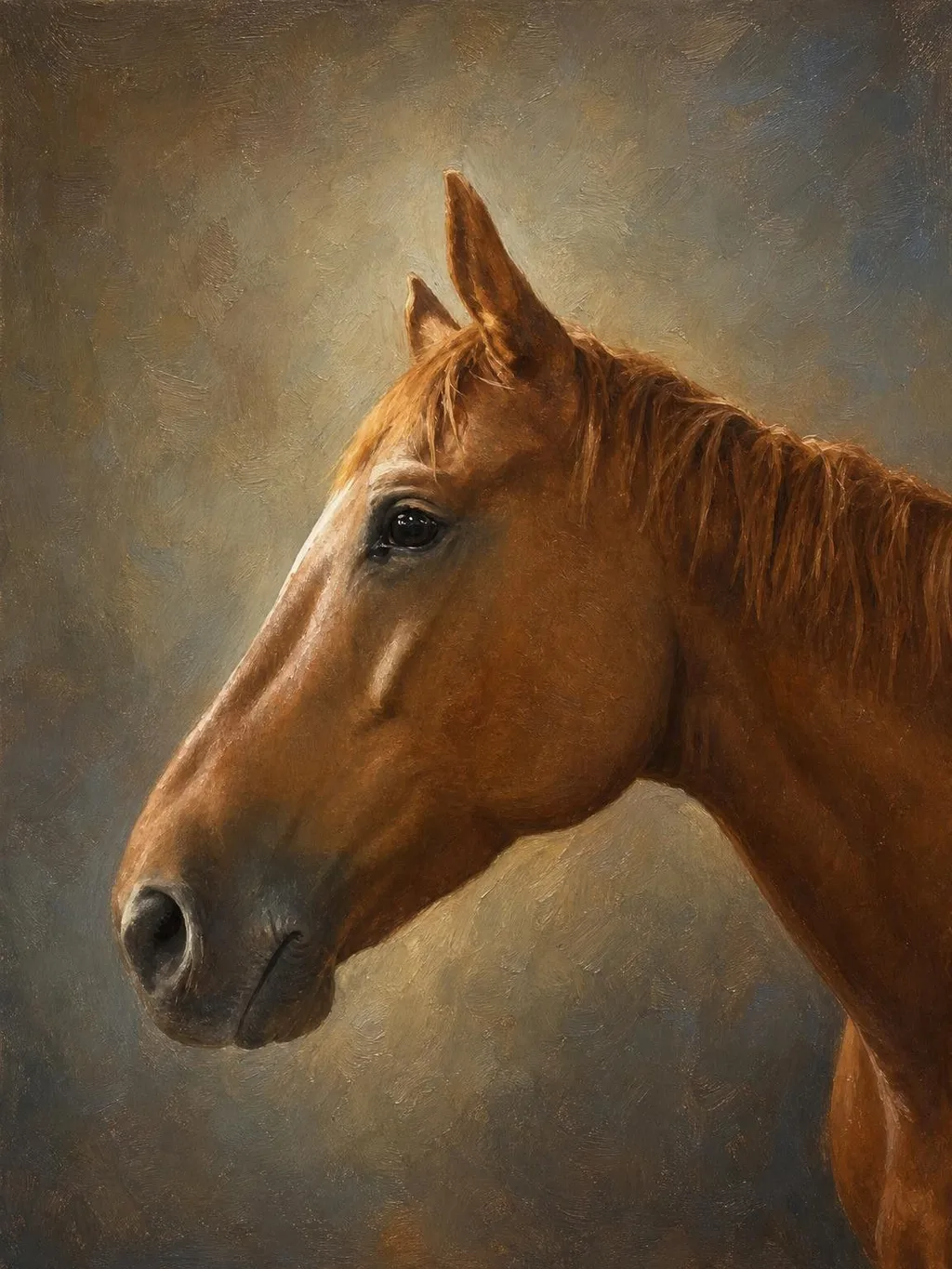 Phoxel result for a chestnut horse, 1 of 2, generated from the source photos