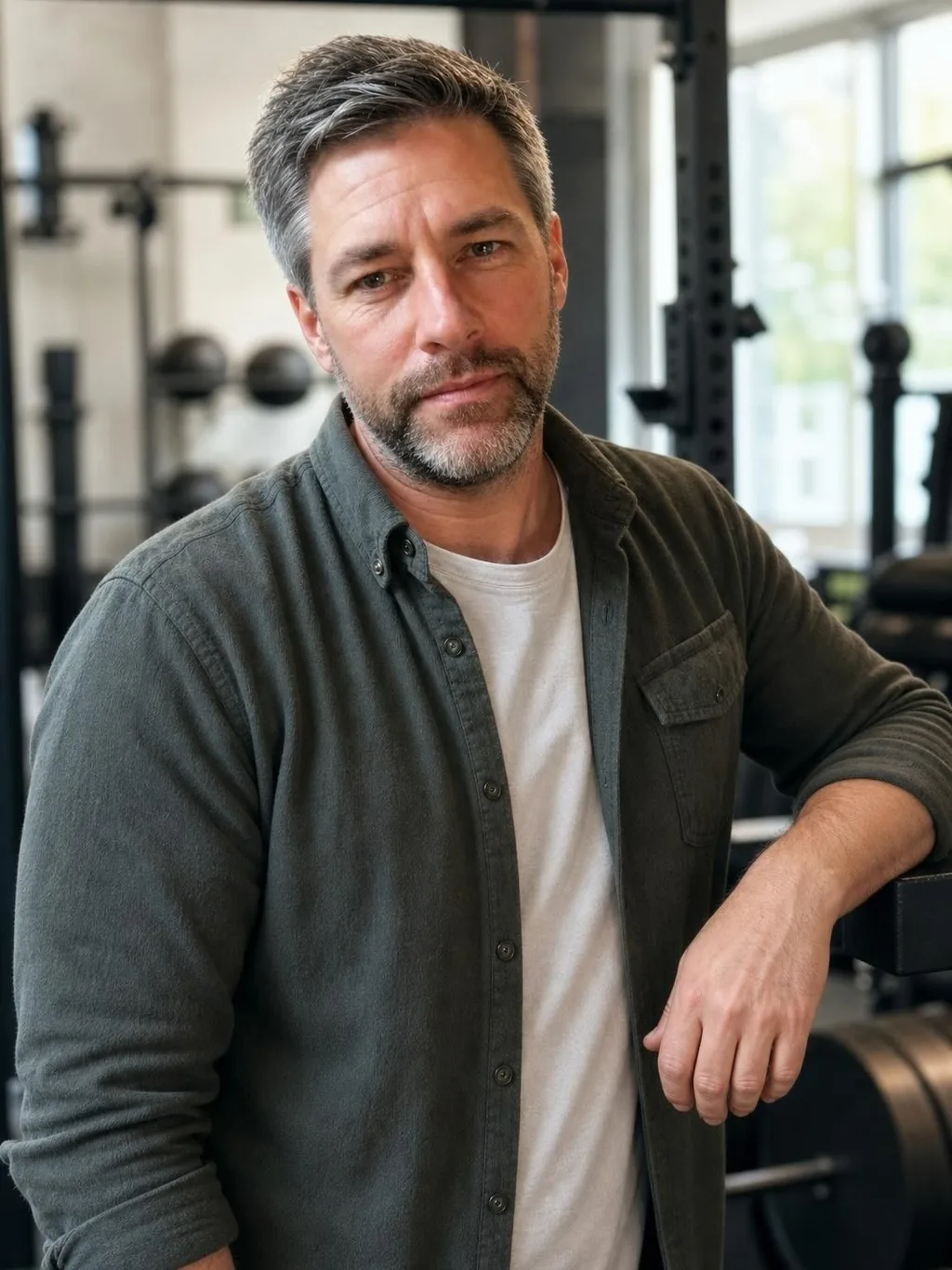 Phoxel result for a man with greying hair, 2 of 2, generated from the source photos