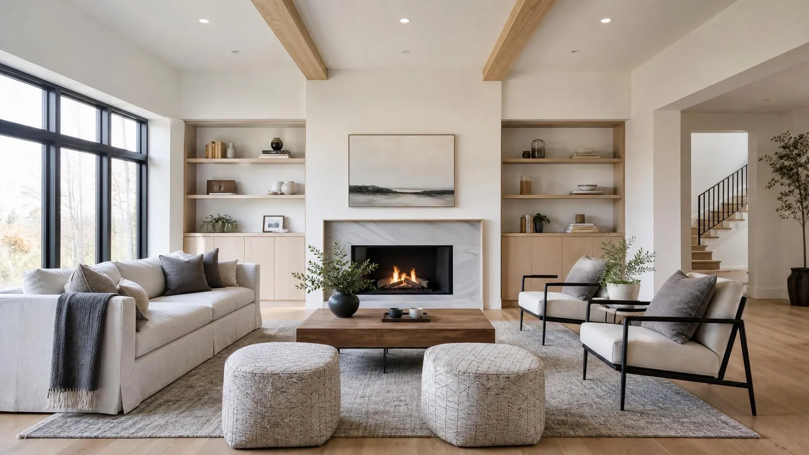 Phoxel staged interior photo generated from a text prompt alone, example 5