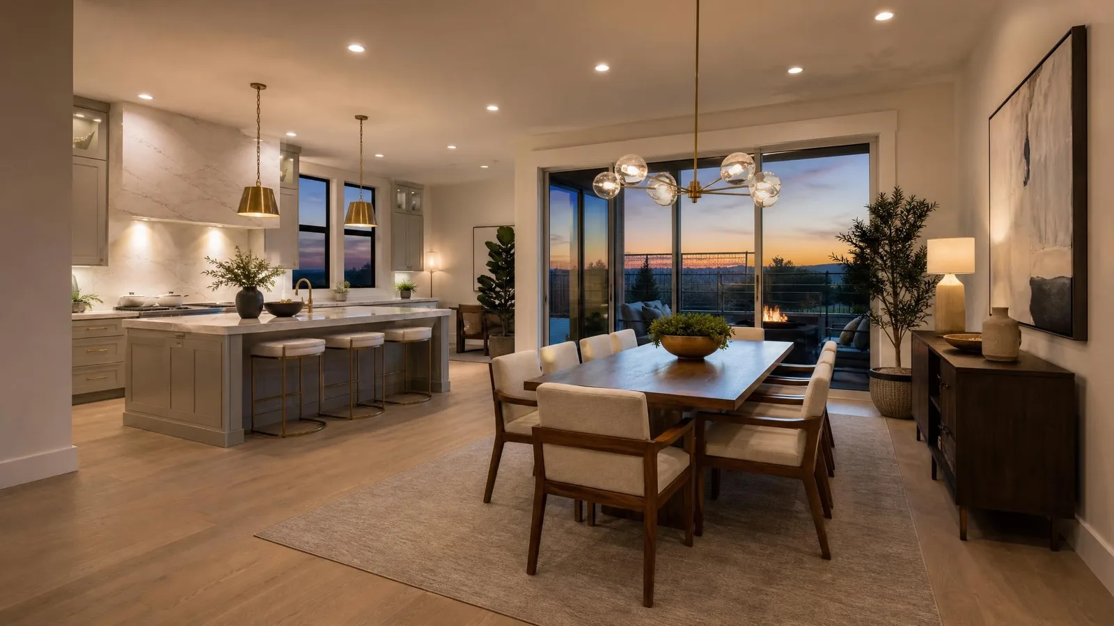 Phoxel staged interior photo generated from a text prompt alone, example 7