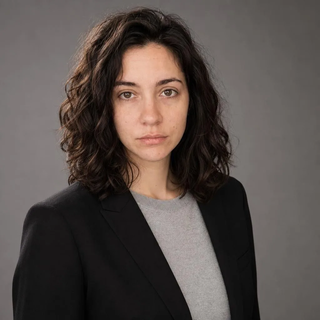 Phoxel result for a woman with dark curly hair, 2 of 2, generated from the source photos