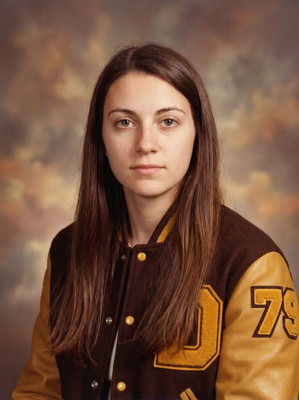 Phoxel result for a young woman with long brown hair, 1 of 3, generated from the source photos